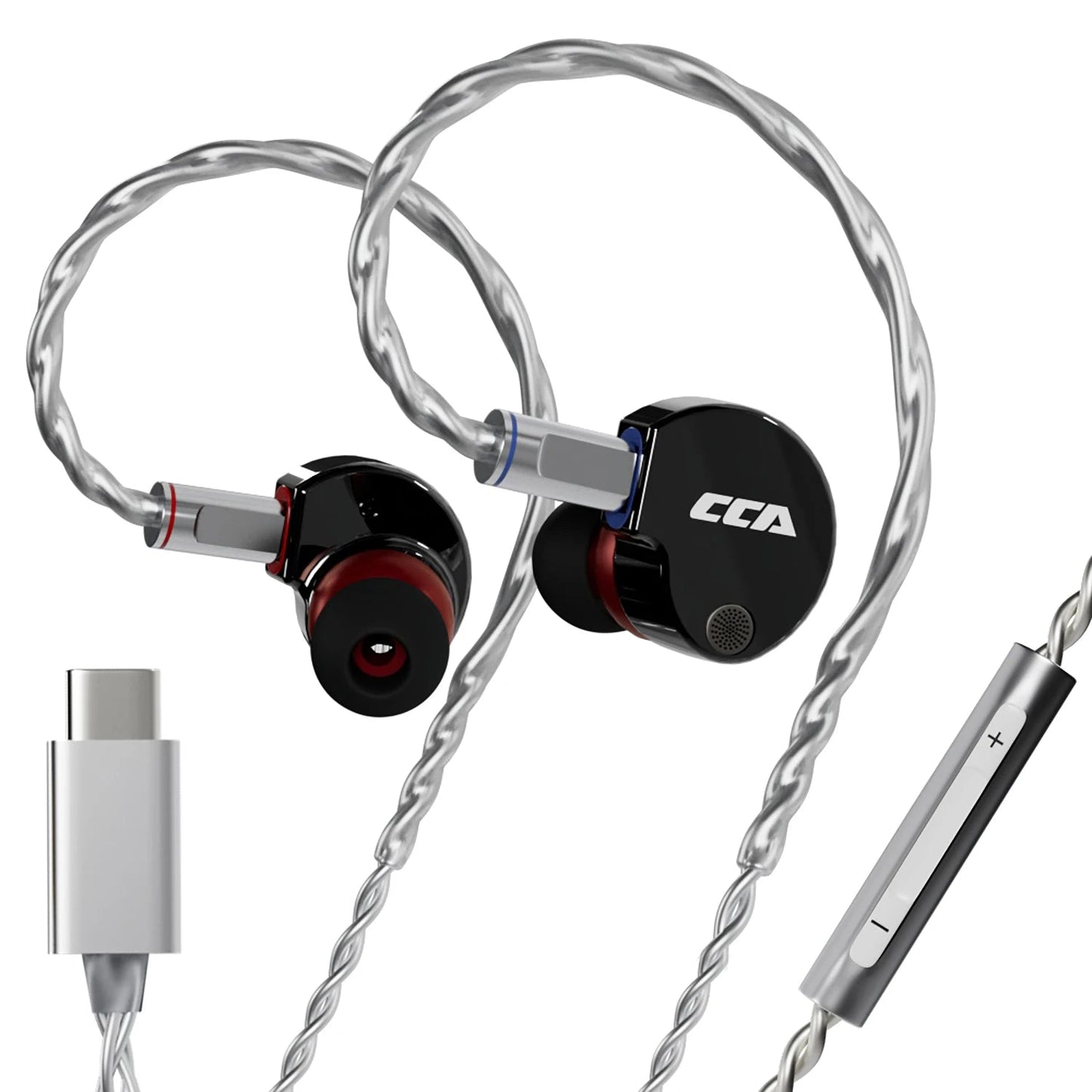 CCA Phoenix In - Ear Monitor All - Metal Dual - Magnet Dynamic Driver IEM - The HiFi Cat
