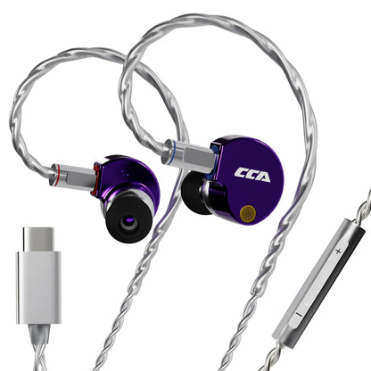 CCA Phoenix In - Ear Monitor All - Metal Dual - Magnet Dynamic Driver IEM - The HiFi Cat