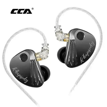 CCA Rhapsody 2DD+4BA Hybrid IEM Earphone With Detachable Cable - The HiFi Cat