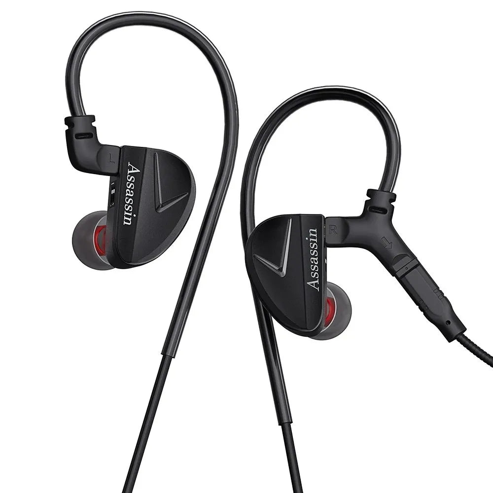 CVJ Assassin 1DD + 1BA + 1 Vibration triple unit Hybrid gaming in Ear Earphones - The HiFi Cat