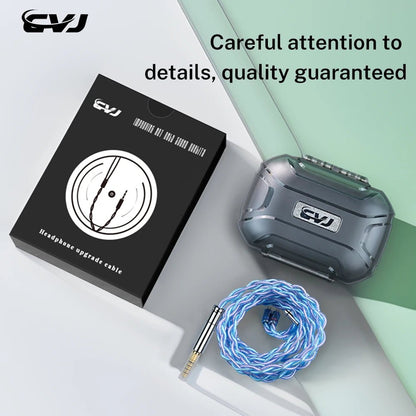 CVJ Candy High - Specification HiFi Durable Silver - Plated Earphone Cable - The HiFi Cat