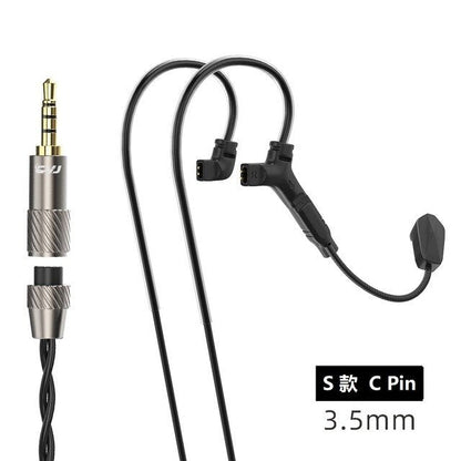 CVJ Hato Type - C Boom Interchangeable Plugs, 3.5mm Mic Headset Upgrade Cable - The HiFi Cat