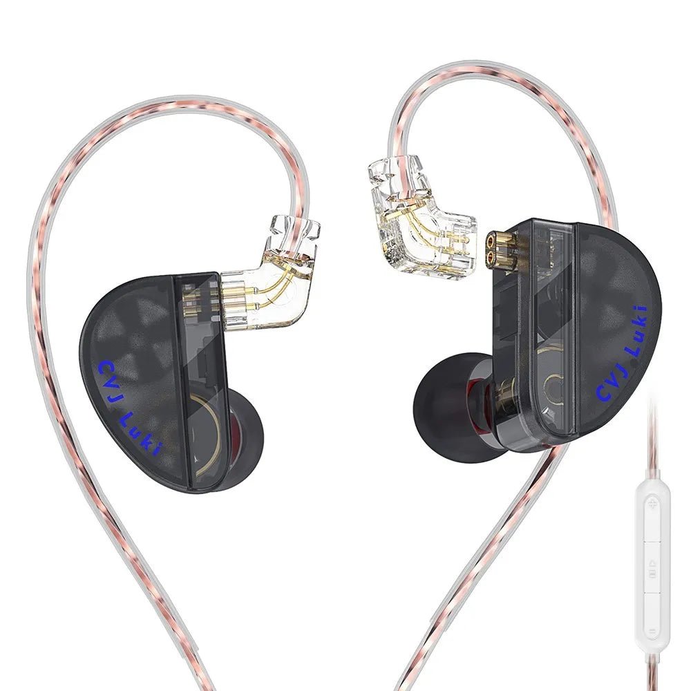 CVJ Luki Dual Unit Vibrating Gaming In - ear Headset With HD microphone - The HiFi Cat