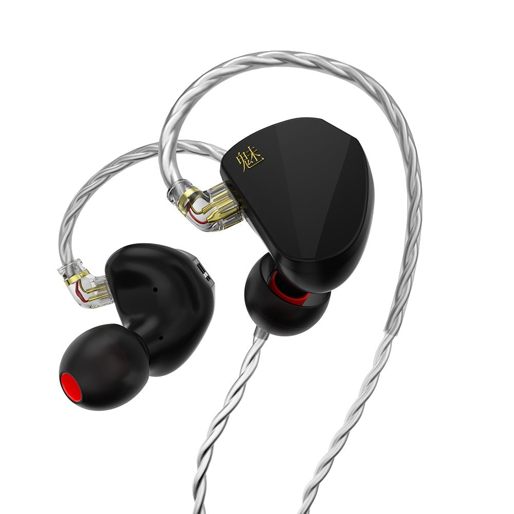 CVJ Mei 1DD + 2BA Knowles Balanced Armature Hybrid In - Ear Earphone IEM - The HiFi Cat