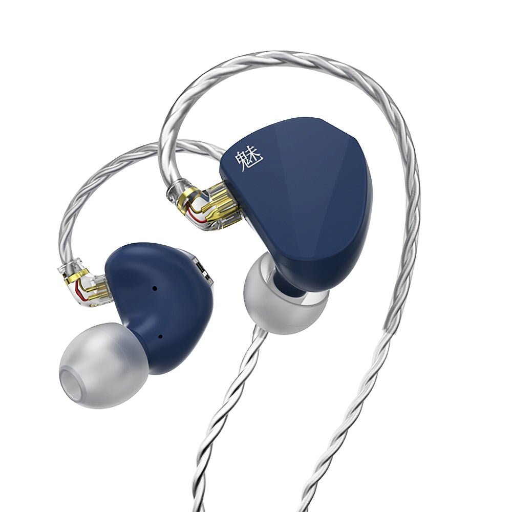 CVJ Mei 1DD + 2BA Knowles Balanced Armature Hybrid In - Ear Earphone IEM - The HiFi Cat