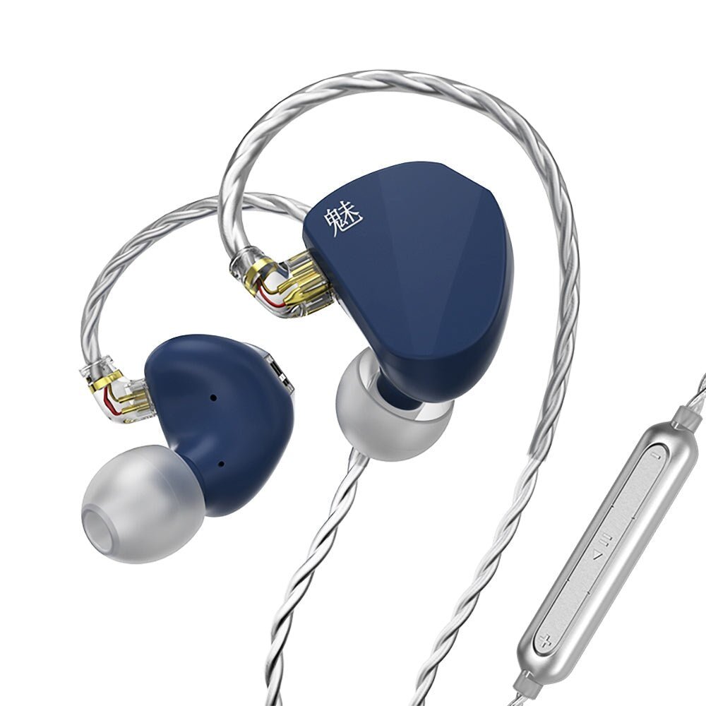 CVJ Mei 1DD + 2BA Knowles Balanced Armature Hybrid In - Ear Earphone IEM - The HiFi Cat