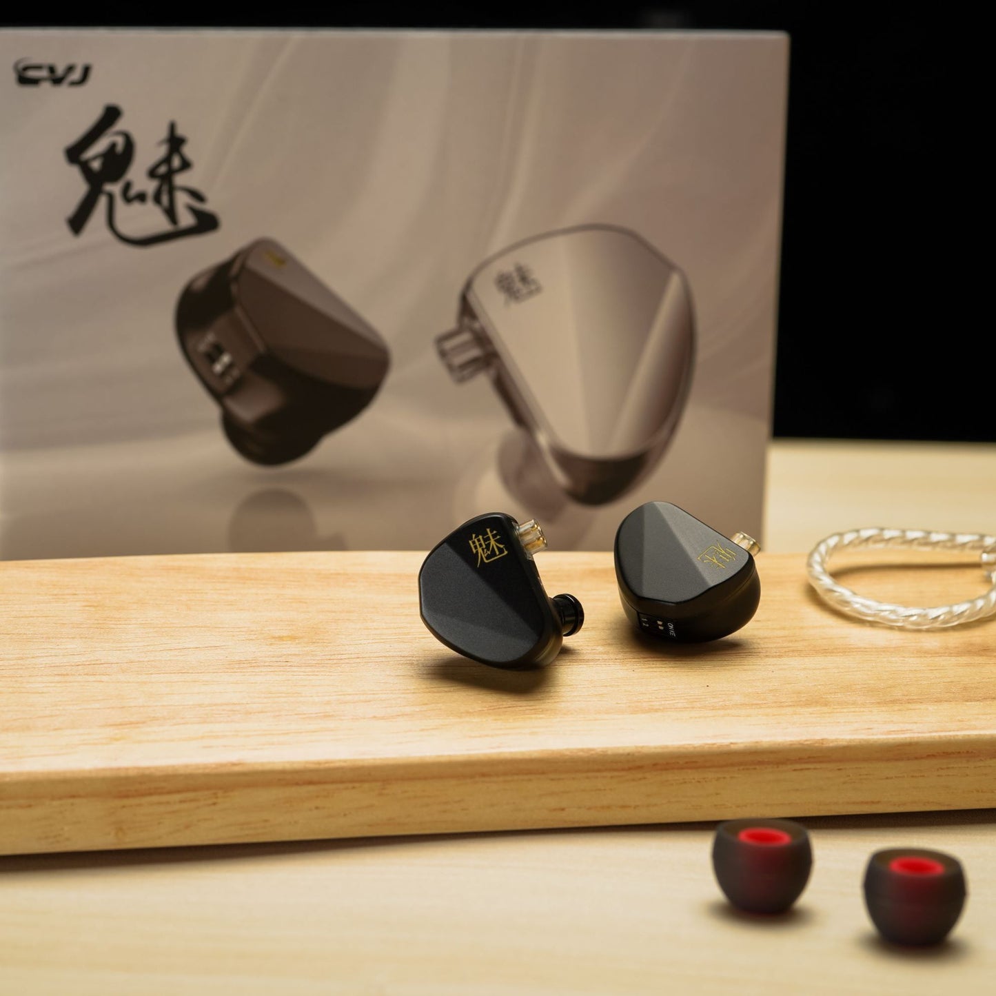 CVJ Mei 1DD + 2BA Knowles Balanced Armature Hybrid In - Ear Earphone IEM - The HiFi Cat