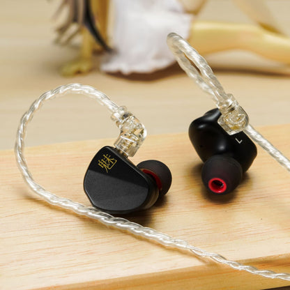 CVJ Mei 1DD + 2BA Knowles Balanced Armature Hybrid In - Ear Earphone IEM - The HiFi Cat