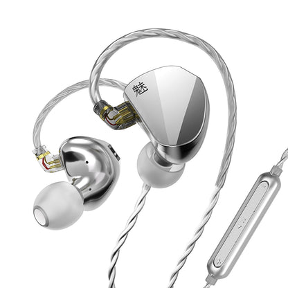 CVJ Mei 1DD + 2BA Knowles Balanced Armature Hybrid In - Ear Earphone IEM - The HiFi Cat