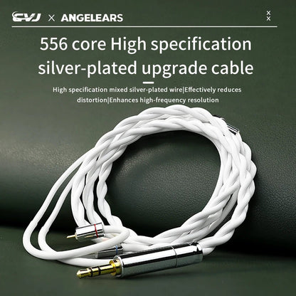 CVJ Vibra 2in1 HIFI Headphones Upgrade Cable - The HiFi Cat