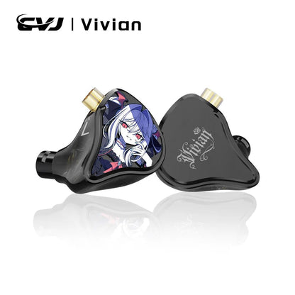 CVJ Vivian 10mm Dual Magnetic Driver In - Ear Earphones - The HiFi Cat