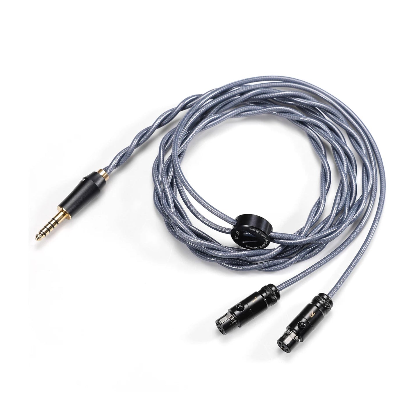 ddHiFi BC150B - 490 Double Shielded Silver Headphones Cable for Sennheiser HD 490 PRO - The HiFi Cat