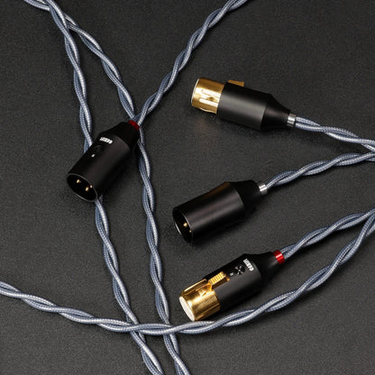 ddHiFi BC30XLR Balanced XLR 3Pin Female Input/Male Output Plugs Shielding Signal Cable - The HiFi Cat