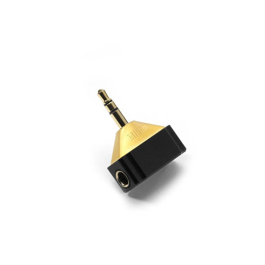 ddHiFi DJ44Gold 4.4mm to 3.5mm Adapter Black Gold Edition - The HiFi Cat