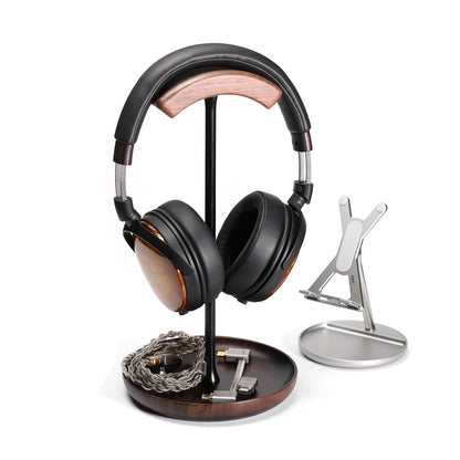 ddHiFi HS270W Detachable Wooden Headphone Stand - The HiFi Cat