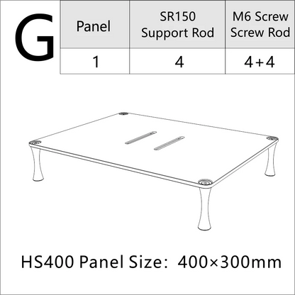 ddHiFi HS400 HiFi Display Stand for Desktop DAC Amp - The HiFi Cat