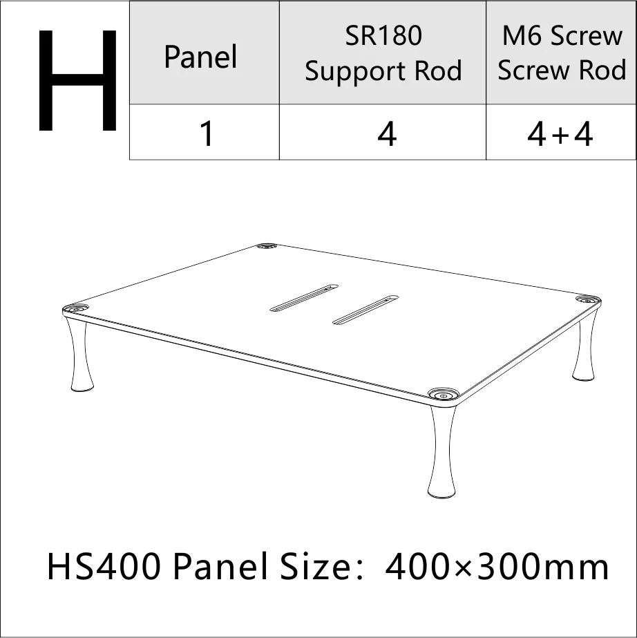 ddHiFi HS400 HiFi Display Stand for Desktop DAC Amp - The HiFi Cat