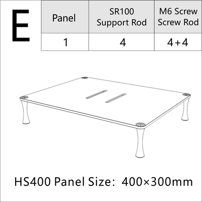 ddHiFi HS400 HiFi Display Stand for Desktop DAC Amp - The HiFi Cat
