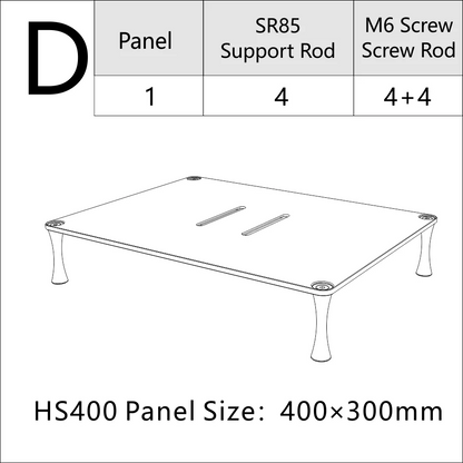 ddHiFi HS400 HiFi Display Stand for Desktop DAC Amp - The HiFi Cat