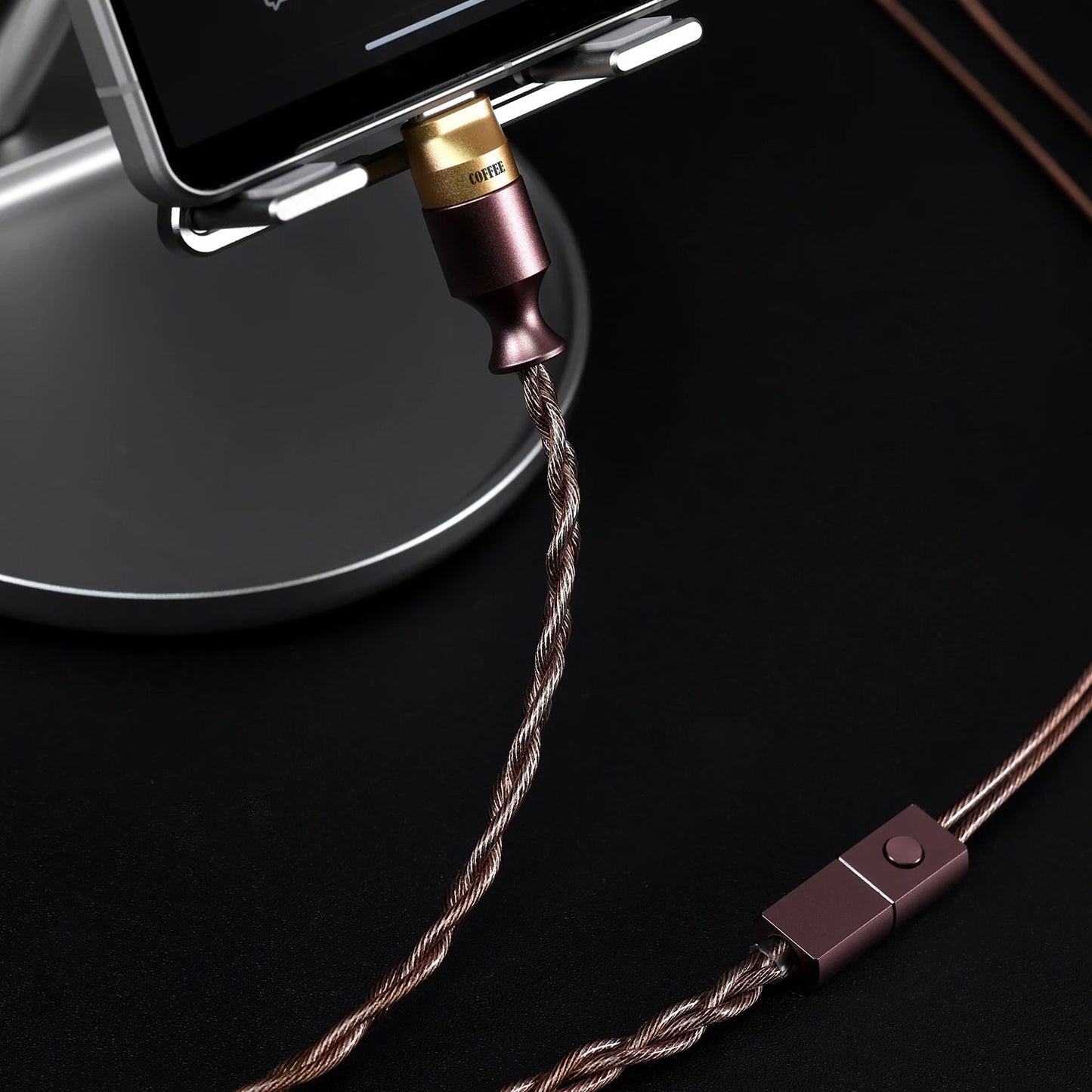 ddHiFi M130B (Coffee Cable) Professional All - in - one USB - C Decoding Upgrade Cable - The HiFi Cat