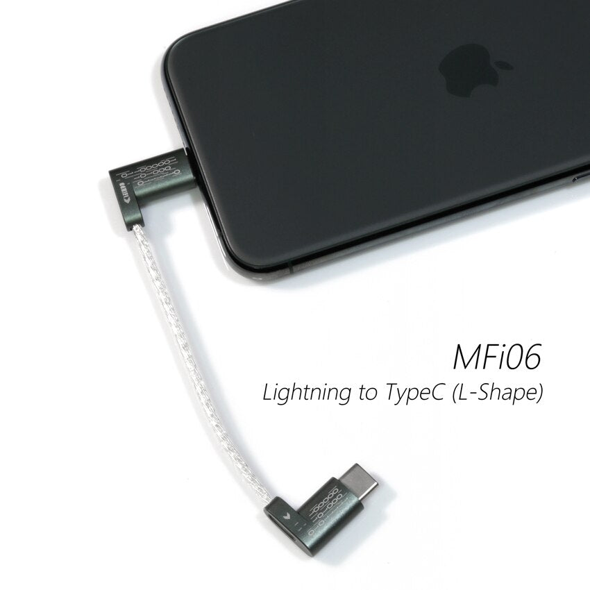 ddHiFi MFi06 Light - ning to USB TypeC Data Cable - The HiFi Cat