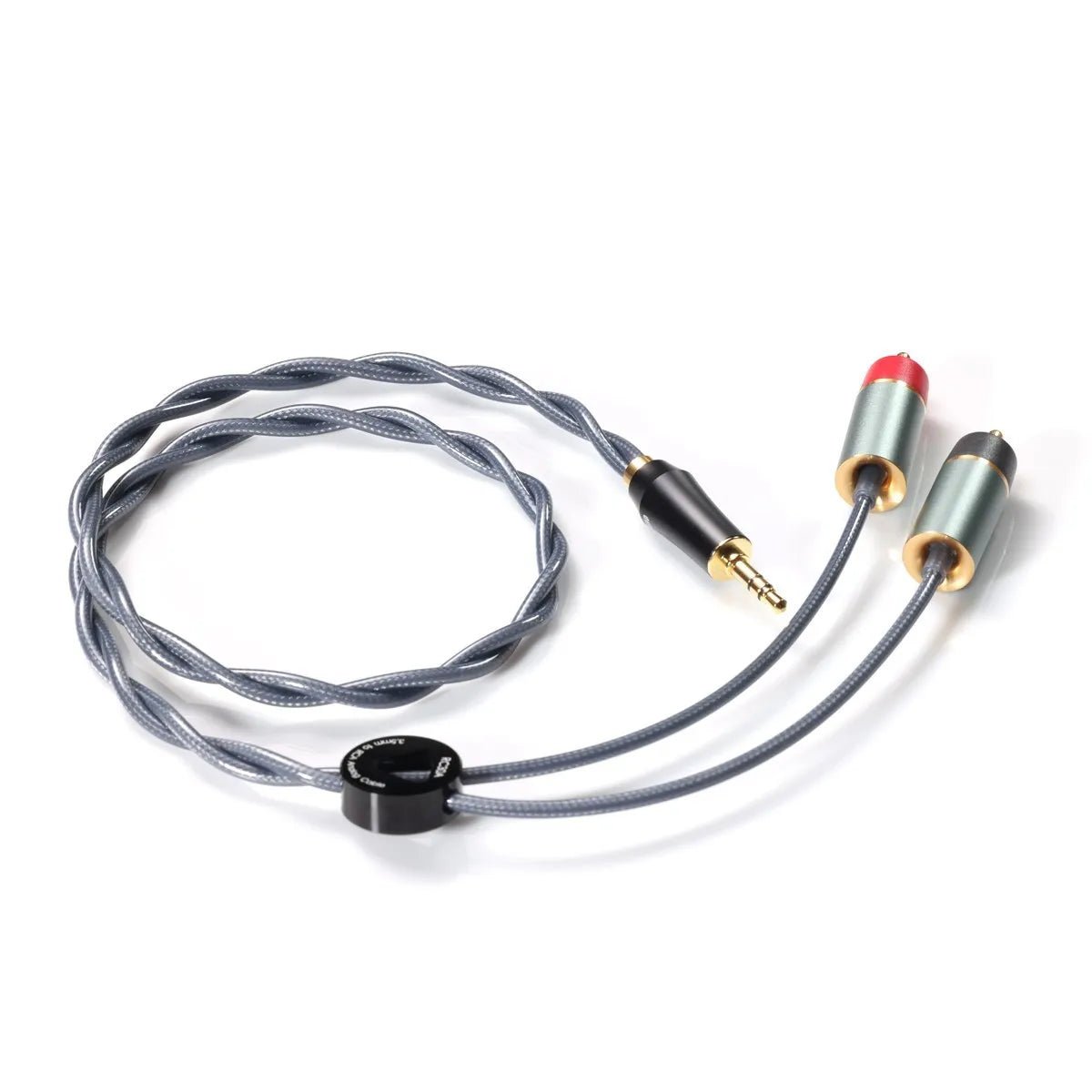 DDHiFi RC30A RC30B RC40A Shielded Silver RCA Cables for Desktop Systems - The HiFi Cat