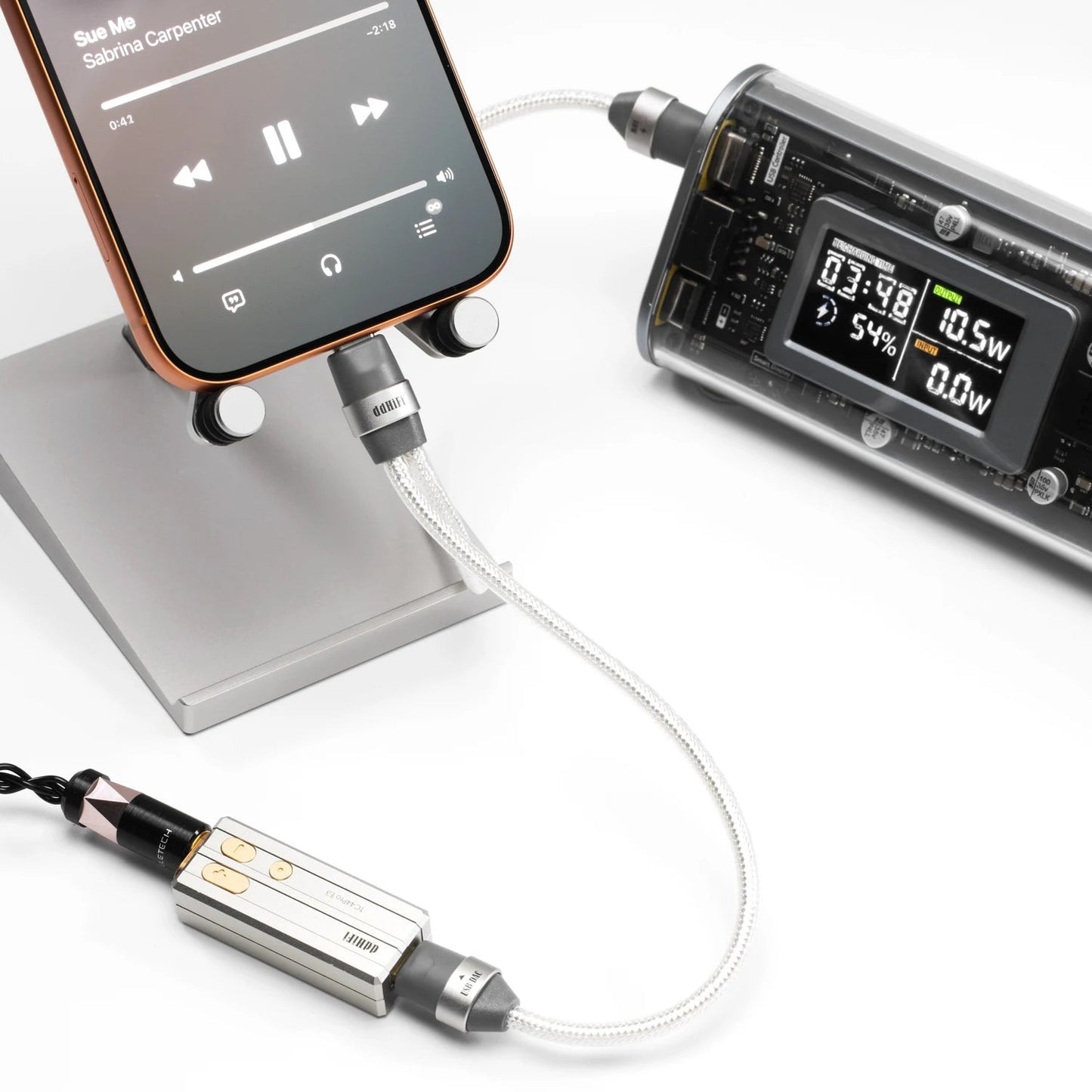 ddHiFi TC05M3 2 - in - 1 USB - C OTG & Charging Cable for DAC/Amp - The HiFi Cat