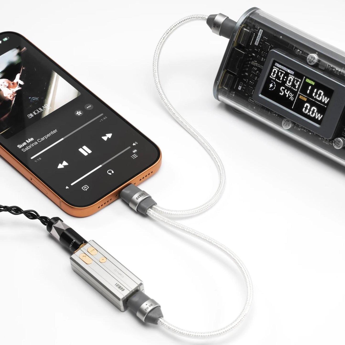 ddHiFi TC05M3 2 - in - 1 USB - C OTG & Charging Cable for DAC/Amp - The HiFi Cat