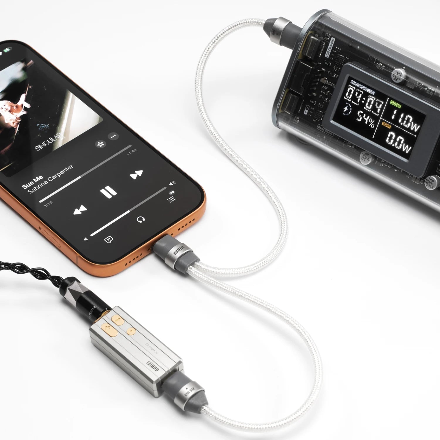 ddHiFi TC05M3 2 - in - 1 USB - C OTG & Charging Cable for DAC/Amp - The HiFi Cat