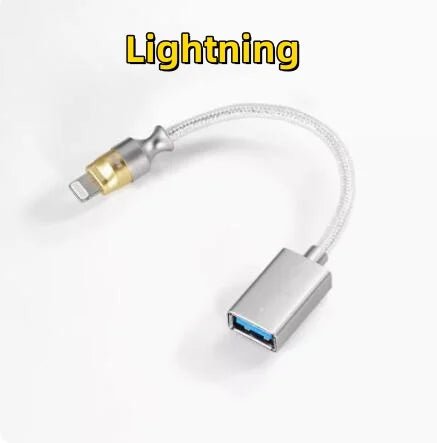 ddHiFi TC07F/MFi07F USB - C/Lightning to USB - A OTG decoding cable - The HiFi Cat