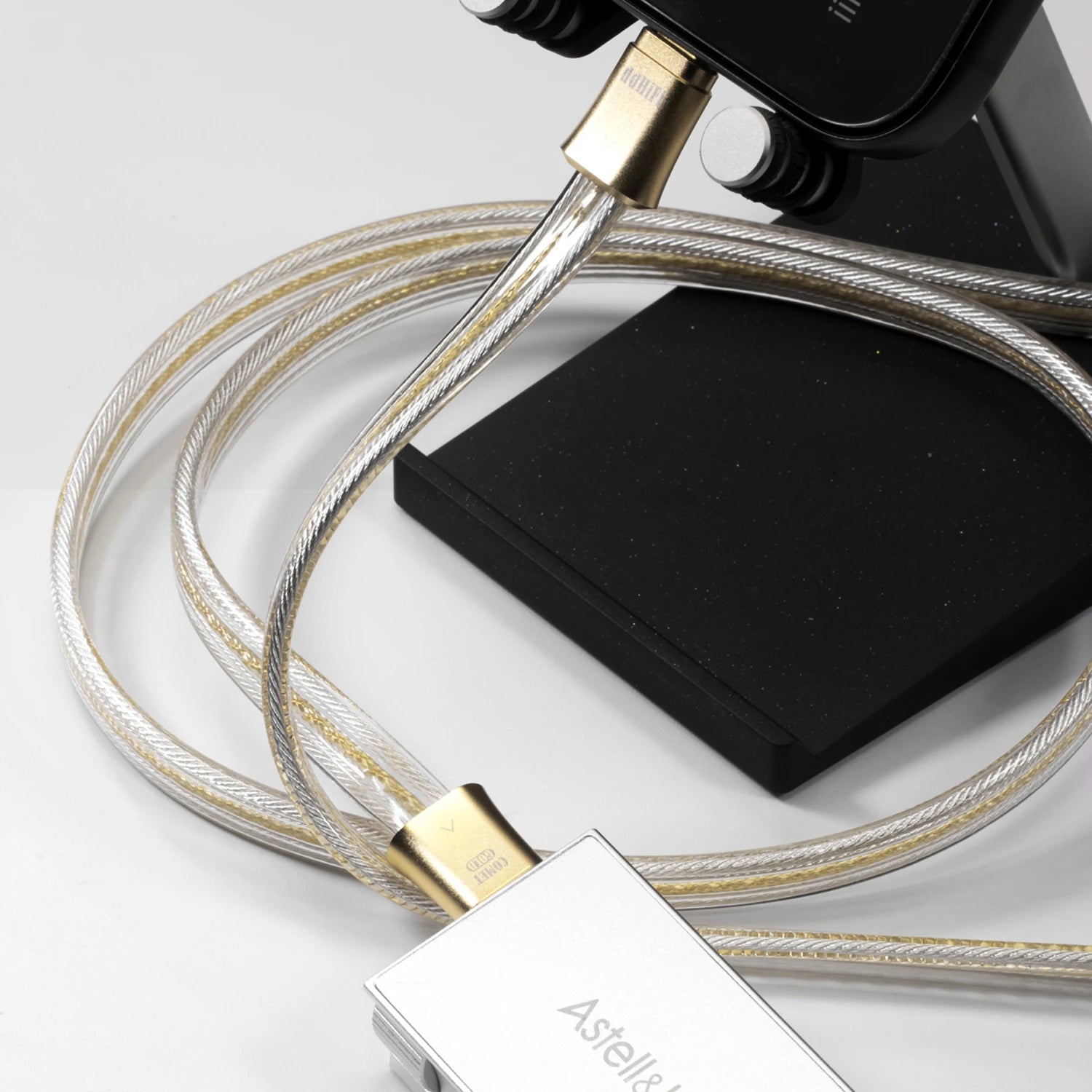 ddHiFi TC19CC Gold Comet Gold | Pure Silver USB-C Digital Cable