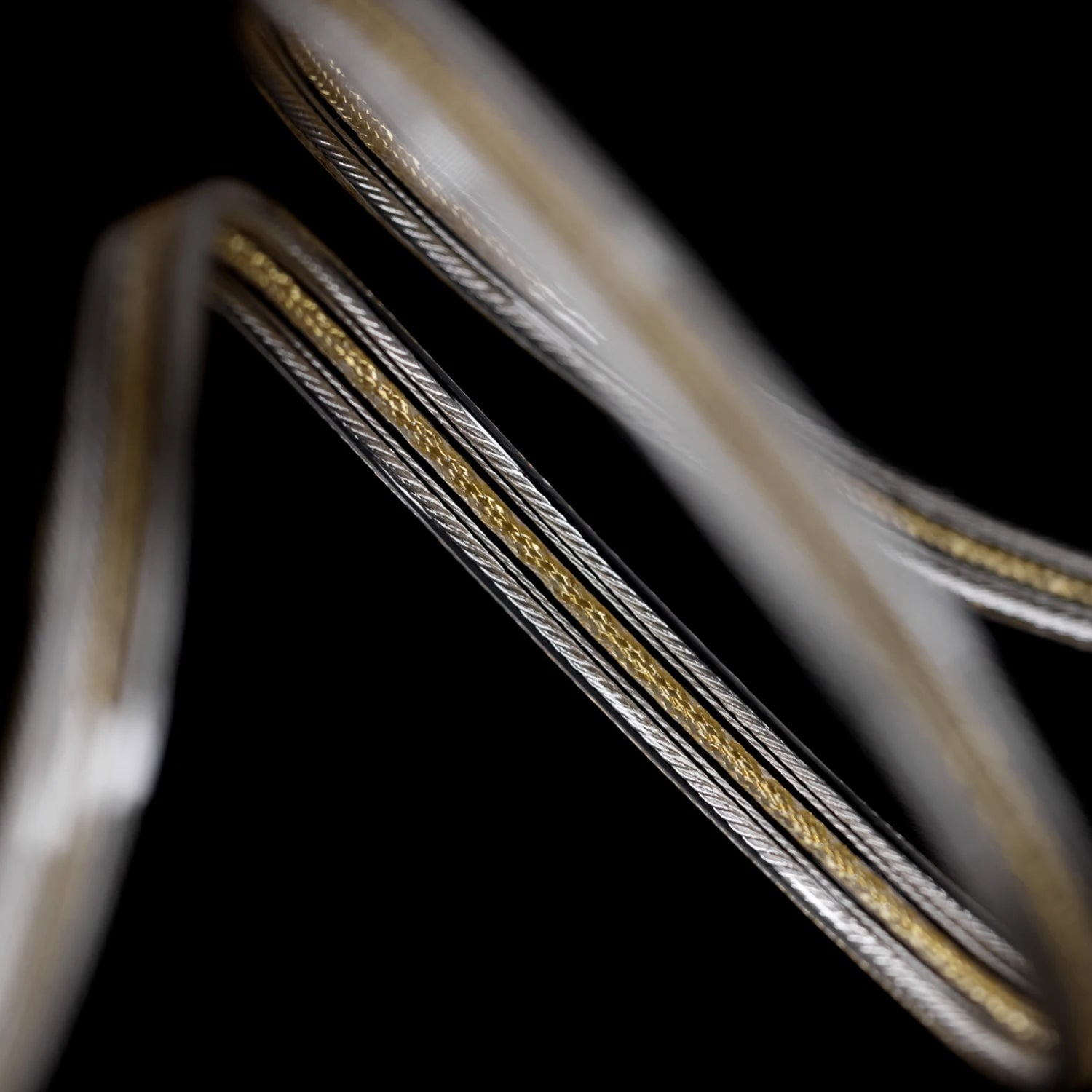 ddHiFi TC19CC Gold Comet Gold | Pure Silver USB-C Digital Cable