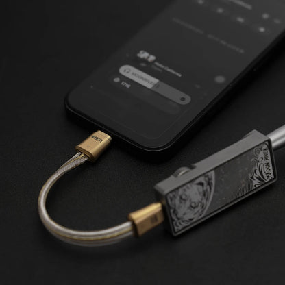 ddHiFi TC19CC Gold (Comet Gold) Pure Silver USB - C Cable - The HiFi Cat
