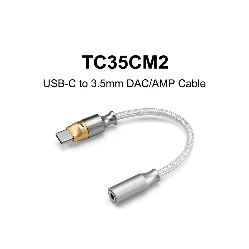 ddHiFi TC35CM2 USB DAC AMP USB - C to 3.5mm Hi - Res Audio Cable - The HiFi Cat