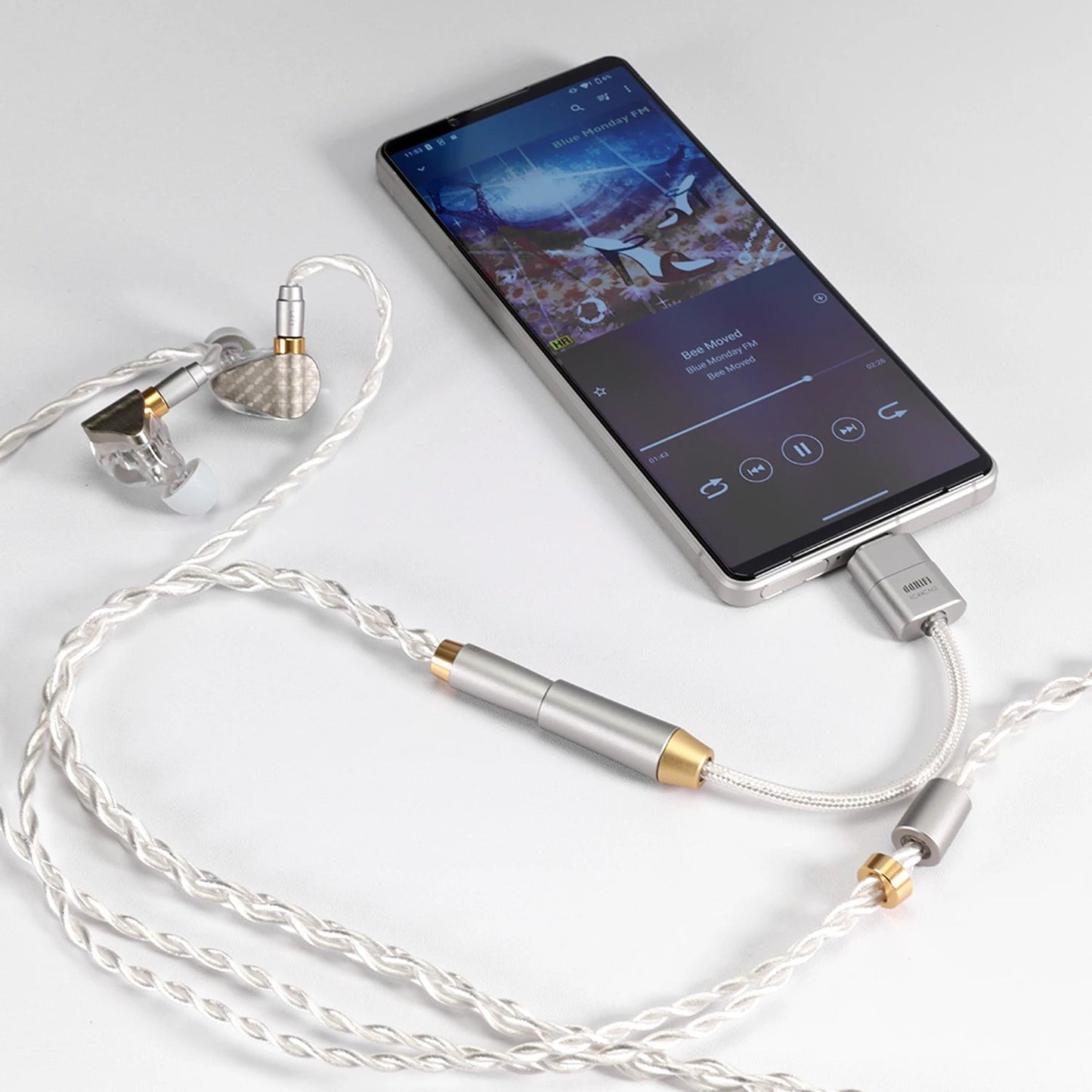 ddHiFi TC44CM2 USB - C to 4.4mm Hi - Res DAC & AMP Cable - The HiFi Cat