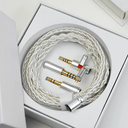 Divinus ARUM 7N OCC 8 Core Earphone Cable with 2Pin 0.78 / MMCX - 2.5 /3.5 / 4.4 - The HiFi Cat