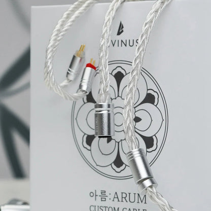 Divinus ARUM 7N OCC 8 Core Earphone Cable with 2Pin 0.78 / MMCX - 2.5 /3.5 / 4.4 - The HiFi Cat