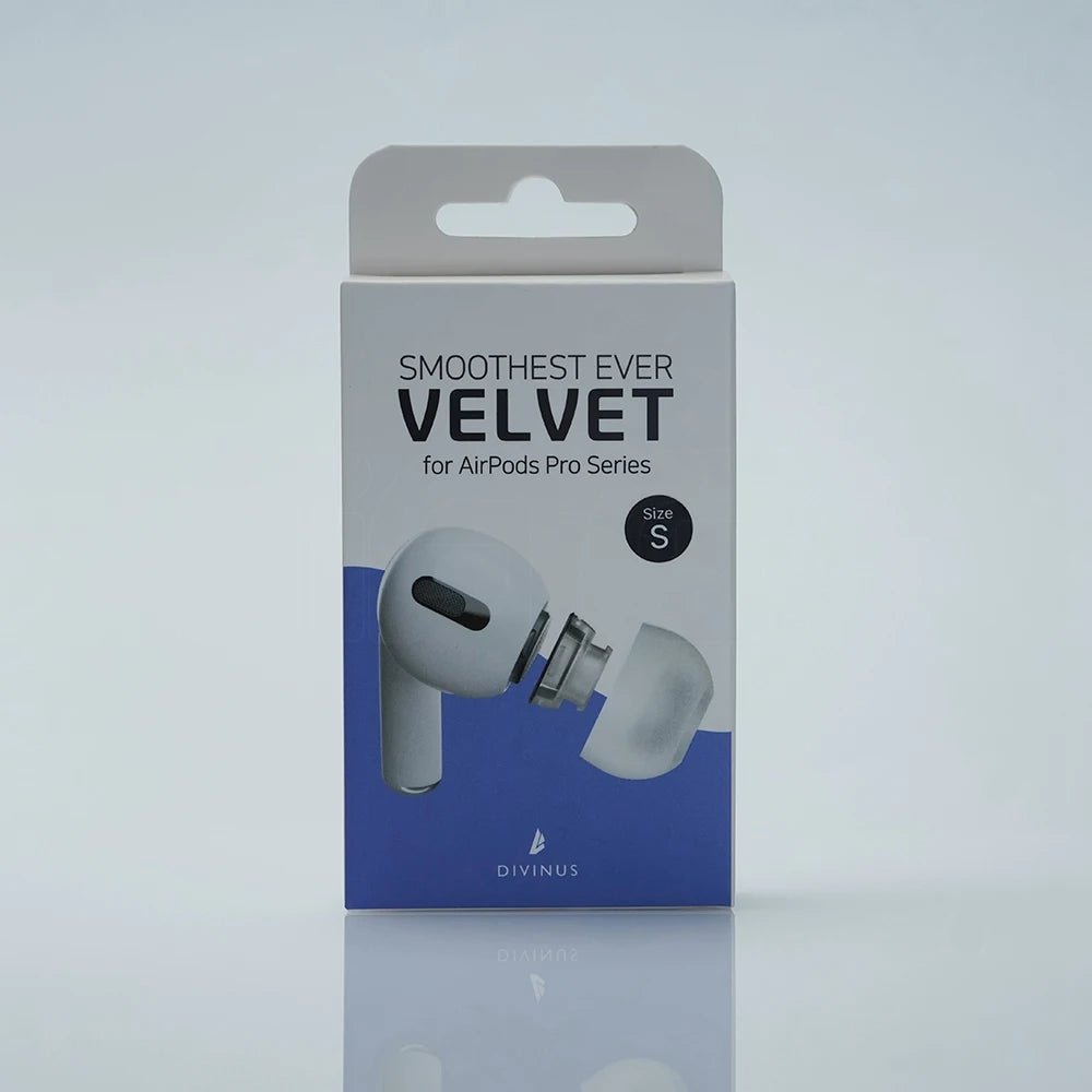 Divinus Velvet Eartips For AirPods Pro Series For 3mm - 5mm Nozzle - The HiFi Cat