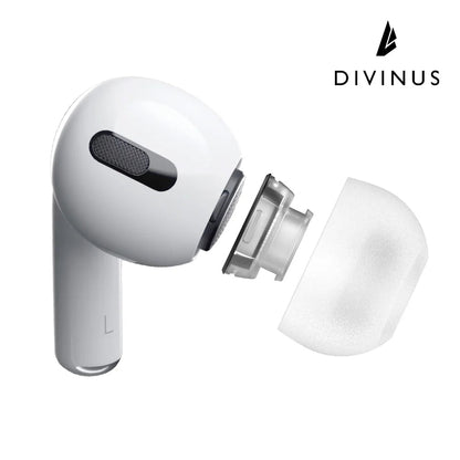 Divinus Velvet Eartips For AirPods Pro Series For 3mm - 5mm Nozzle - The HiFi Cat