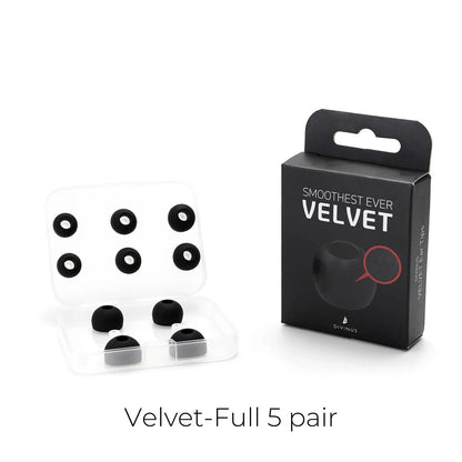 Divinus Velvet Silicone Nozzle Size 3 - 5mm Earphones Ear Tips - The HiFi Cat