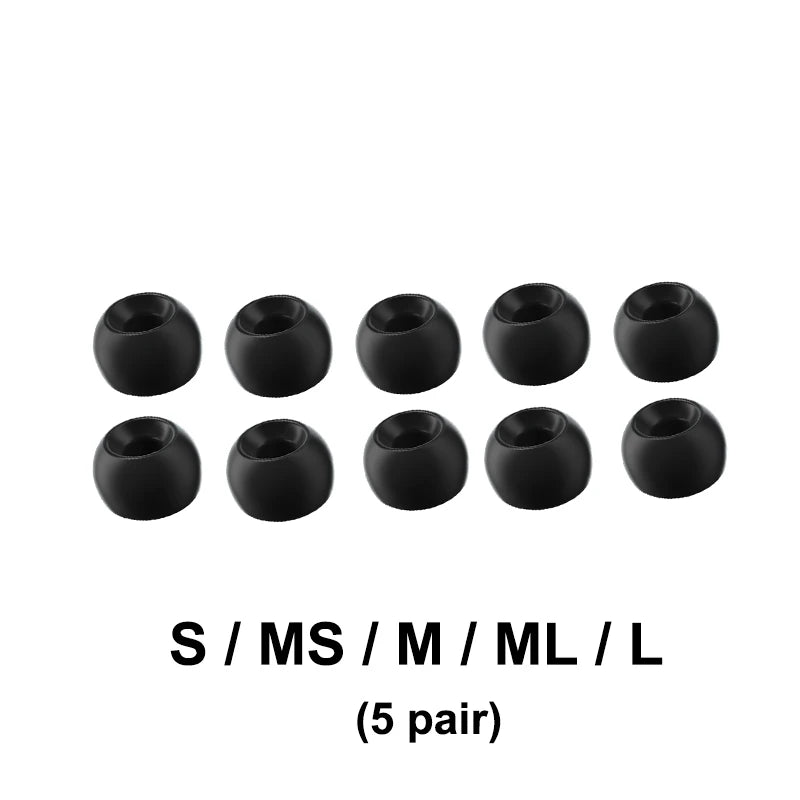 DIVINUS Velvet Wide Bore Silicone Eartips For 4 - 6mm Nozzle Eerphone Ear Tips - The HiFi Cat