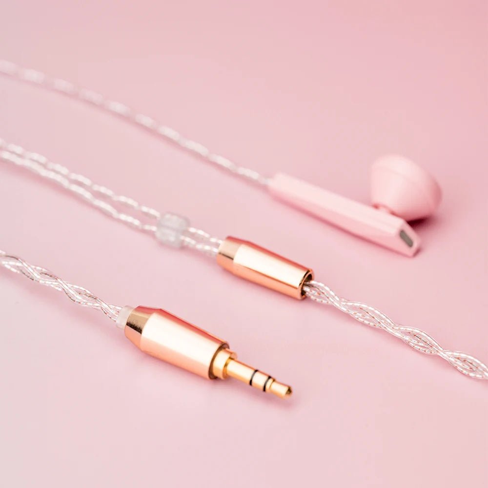 DUNU ALPHA 3 Limited Edition "Cherry Blossom Pink" 14.2mm Dynamic Driver Earbuds - The HiFi Cat