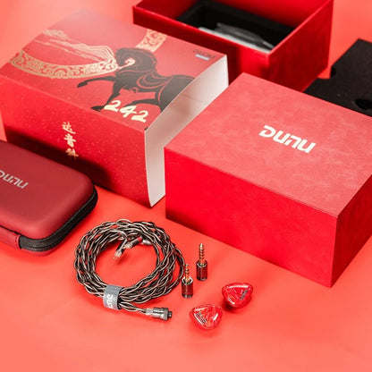 DUNU DN - 242 Tribrid IEM | 2DD + 4BA + 2 Planar | 8 - Driver | Q - Lock Mini - The HiFi Cat