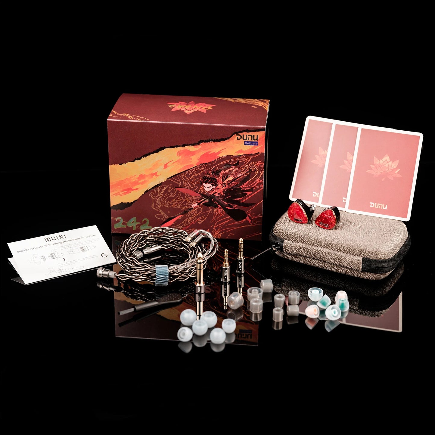 DUNU DN242 Tribrid IEM - 2DD + 4BA + 2 Planar 8 - Driver In - Ear Earphone - The HiFi Cat