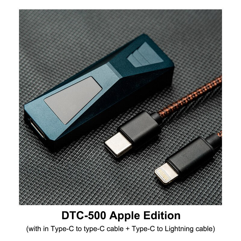 DUNU DTC 500 Portable USB DAC AMP Headphone Amplifer Type - C to 3.5/4.4mm Outputs ES9038Q2M chip DSD512 for Android iOS DTC500 - The HiFi Cat