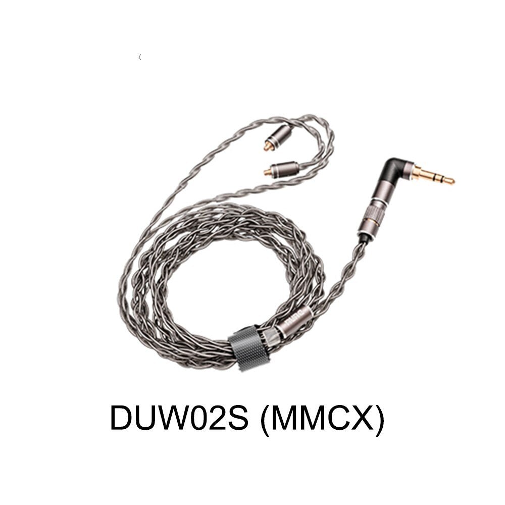 DUNU DUW - 02S DUW02S Upgraded Earphone Cable High - purity Silver - plated OCC Copper Litz Wire for DK2001 - The HiFi Cat