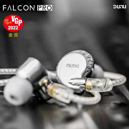 DUNU FALCON Pro 1DD 10mm ECLIPSE Dynamic Driver In - Ear Earphone IEM with 2.5/3.5/4.4 3plugs MMCX Detachable Cable Headset Earbud - The HiFi Cat