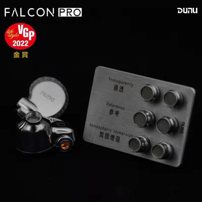 DUNU FALCON Pro 1DD 10mm ECLIPSE Dynamic Driver In - Ear Earphone IEM with 2.5/3.5/4.4 3plugs MMCX Detachable Cable Headset Earbud - The HiFi Cat