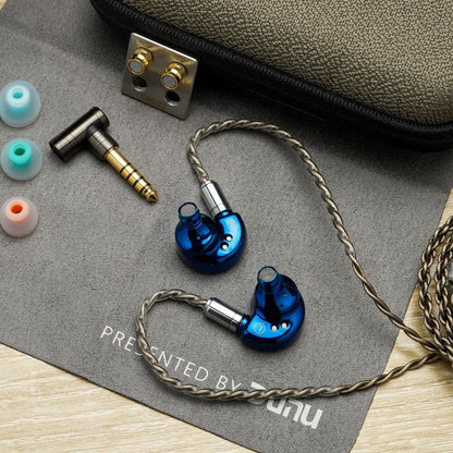 DUNU Falcon Ultra Dynamic Driver Earphone In Ear Monitors Klein Blue - The HiFi Cat