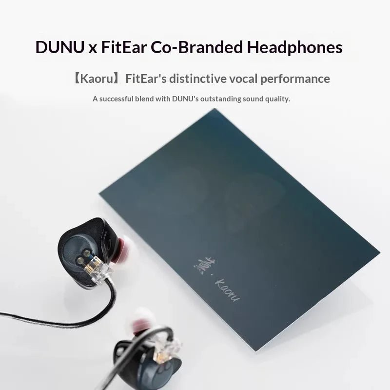 DUNU × FitEar Kaoru IEM | 6BA Per Side | FitEar Elliptical Nozzle - The HiFi Cat